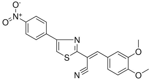 3-(3,4-DIMETHOXY-PHENYL)-2-(4-(4-NITRO-PHENYL)-THIAZOL-2-YL)-ACRYLONITRILE