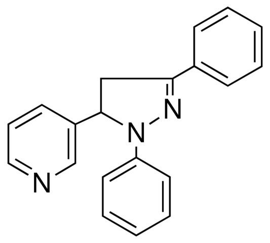 3-(2,5-DIPHENYL-3,4-DIHYDRO-2H-PYRAZOL-3-YL)-PYRIDINE
