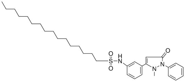 3'-(2-METHYL-5-OXO-1-PHENYL-3-PYRAZOLIN-3-YL)-1-HEXADECANESULFONANILIDE