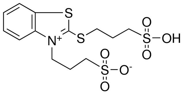 3-{2-[(3-SULFOPROPYL)SULFANYL]-1,3-BENZOTHIAZOL-3-IUM-3-YL}-1-PROPANESULFONATE