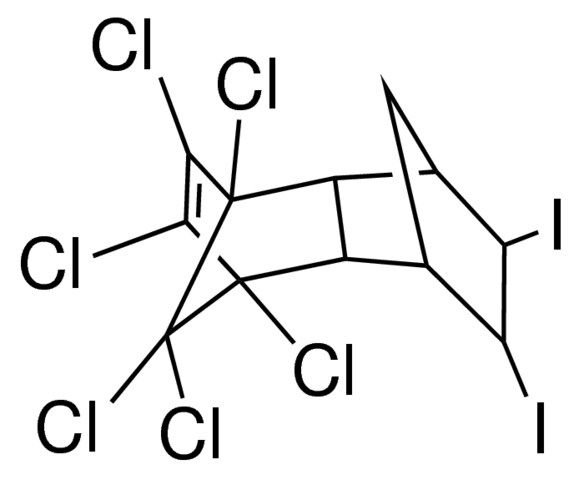 2,3-DIIODO-5,6,7,8,9,9-HEXACHLORO-OCTAHYDRO-1,4:5,8-DIMETHANONAPHTHALENE