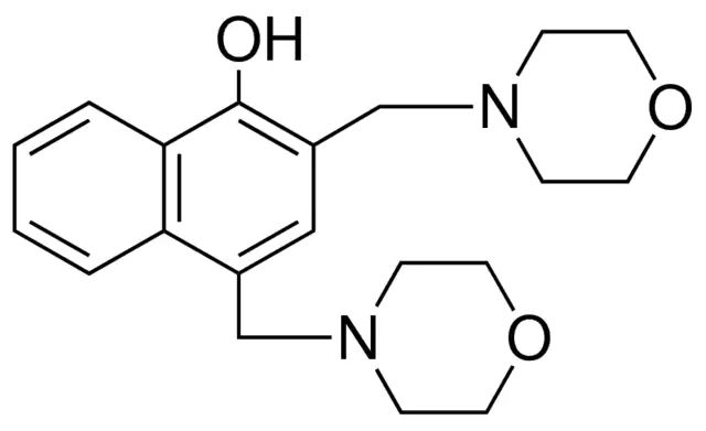 2,4-bis(4-morpholinylmethyl)-1-naphthol