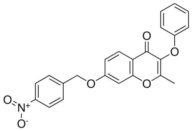 2-METHYL-7-(4-NITRO-BENZYLOXY)-3-PHENOXY-CHROMEN-4-ONE