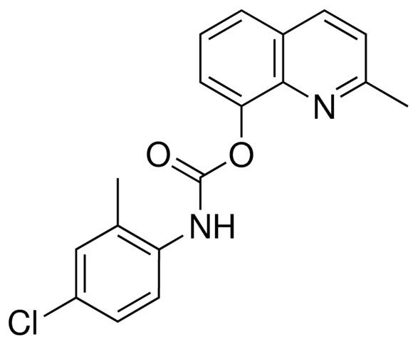 2-METHYL-8-QUINOLYL N-(4-CHLORO-2-METHYLPHENYL)CARBAMATE