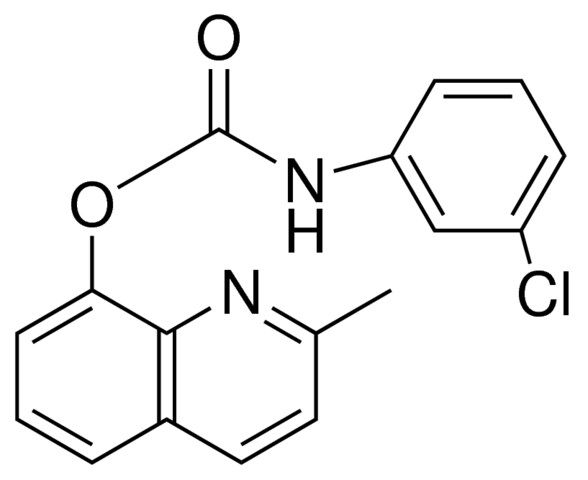 2-METHYL-8-QUINOLYL N-(3-CHLOROPHENYL)CARBAMATE
