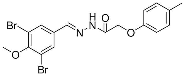 2-P-TOLYLOXY-ACETIC ACID (3,5-DIBROMO-4-METHOXY-BENZYLIDENE)-HYDRAZIDE