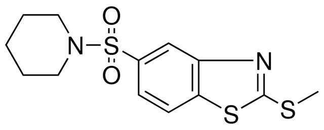 2-METHYLTHIO-N,N-PENTAMETHYLENE-5-BENZOTHIAZOLESULFONAMIDE