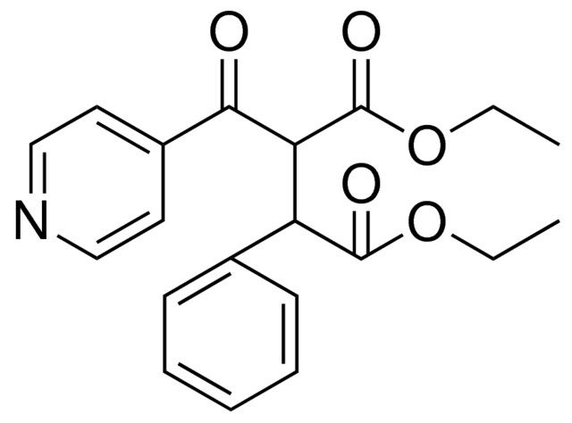 2-PHENYL-3-(PYRIDINE-4-CARBONYL)-SUCCINIC ACID DIETHYL ESTER