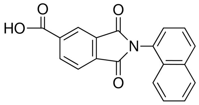 2-NAPHTHALEN-1-YL-1,3-DIOXO-2,3-DIHYDRO-1H-ISOINDOLE-5-CARBOXYLIC ACID