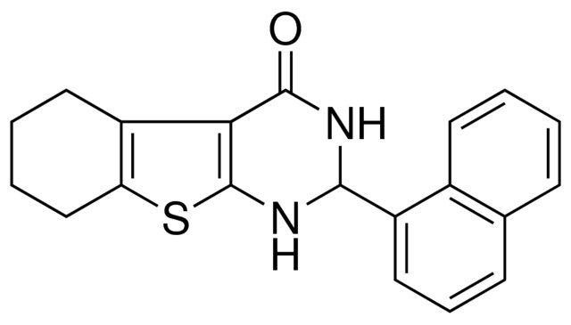 2-NAPHTHALEN-1-YL-23,5,6,7,8-HEXAHYDRO-1H-BENZO(4,5)THIENO(2,3-D)PYRIMIDIN-4-ONE