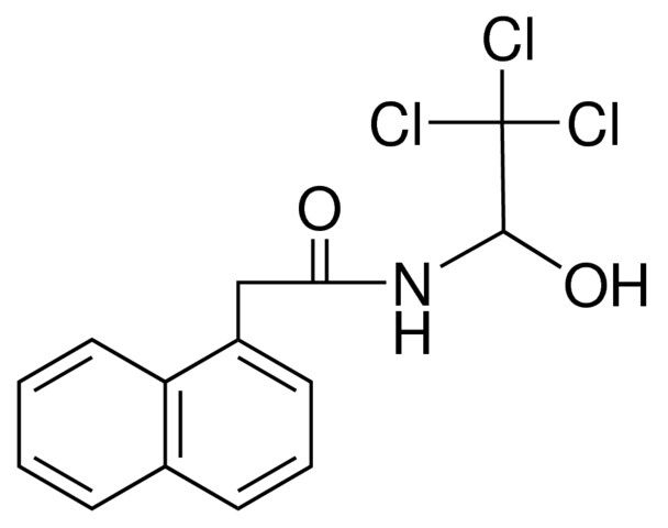 2-NAPHTHALEN-1-YL-N-(2,2,2-TRICHLORO-1-HYDROXY-ETHYL)-ACETAMIDE