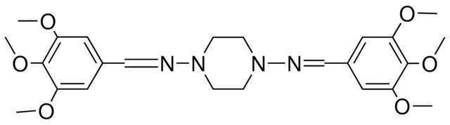 1,4-BIS-(3,4,5-TRIMETHOXYBENZYLIDENEAMINO-PIPERAZINE