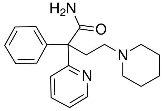 2-phenyl-4-(1-piperidinyl)-2-(2-pyridinyl)butanamide