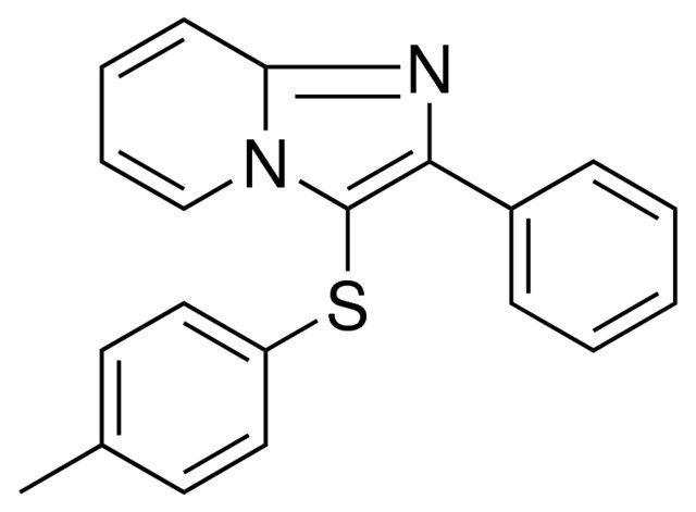 2-PHENYL-3-P-TOLYLSULFANYL-IMIDAZO(1,2-A)PYRIDINE