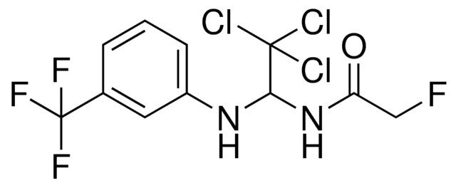 2-FLUORO-N-(2,2,2-TRICHLORO-1-(3-TRIFLUOROMETHYL-PHENYLAMINO)-ETHYL)-ACETAMIDE