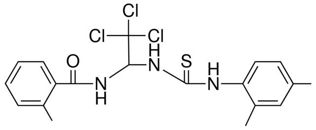 2-ME-N-(2,2,2-TRICHLORO-1-(3-(2,4-DIMETHYL-PHENYL)-THIOUREIDO)-ETHYL)-BENZAMIDE