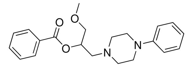 2-Methoxy-1-[(4-phenyl-1-piperazinyl)methyl]ethyl benzoate
