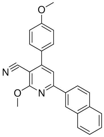 2-METHOXY-4-(4-METHOXYPHENYL)-6-(2-NAPHTHYL)NICOTINONITRILE