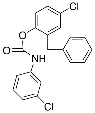 2-BENZYL-4-CHLOROPHENYL N-(3-CHLOROPHENYL)CARBAMATE