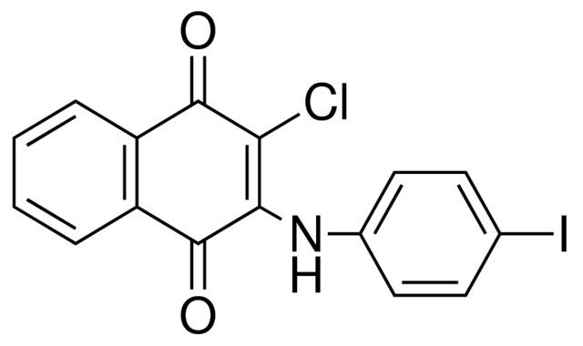 2-CHLORO-3-(4-IODOANILINO)-1,4-NAPHTHOQUINONE