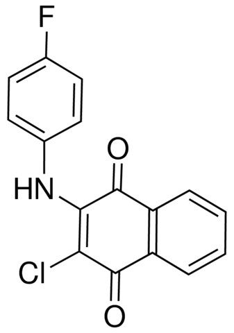 2-CHLORO-3-(4-FLUOROANILINO)-1,4-NAPHTHOQUINONE
