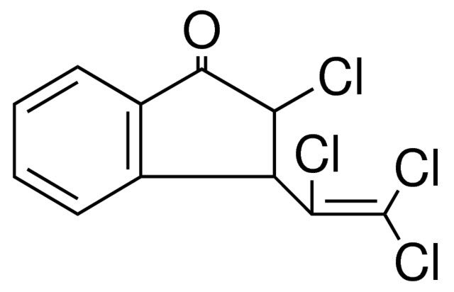 2-CHLORO-3-(TRICHLOROVINYL)-1-INDANONE