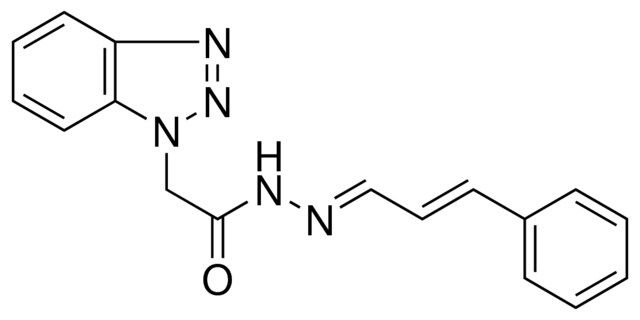 2-BENZOTRIAZOL-1-YL-ACETIC ACID (3-PHENYL-ALLYLIDENE)-HYDRAZIDE