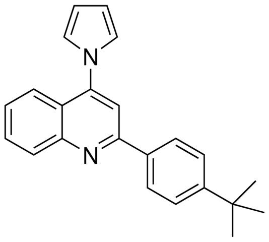 2-(4-TERT-BUTYLPHENYL)-4-(1H-PYRROL-1-YL)QUINOLINE
