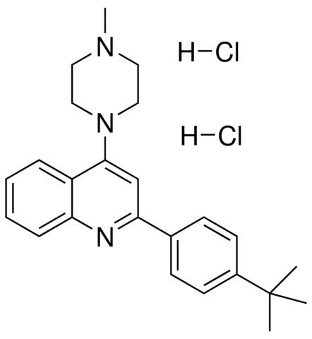 2-(4-TERT-BUTYLPHENYL)-4-(4-METHYL-1-PIPERAZINYL)QUINOLINE DIHYDROCHLORIDE