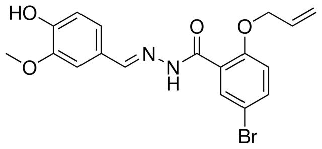 2-(ALLYLOXY)-5-BROMO-N'-(4-HYDROXY-3-METHOXYBENZYLIDENE)BENZOHYDRAZIDE