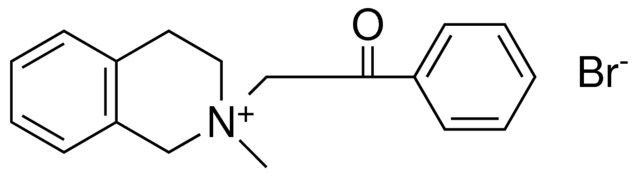 2-(BENZOYLMETHYL)-2-METHYL-1,2,3,4-TETRAHYDROISOQUINOLINIUM BROMIDE