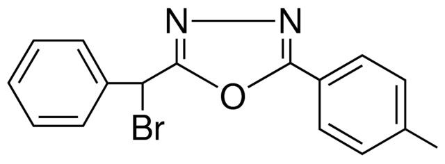 2-(ALPHA-BROMOBENZYL)-5-(P-TOLYL)-1,3,4-OXADIAZOLE