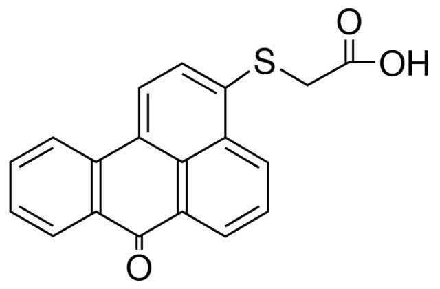 2-(7-OXO-7H-BENZ(DE)ANTHRACEN-3-YLTHIO)ACETIC ACID