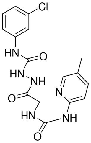 2-(5-METHYL-2-PYRIDYLUREIDO)ACETIC N2-(N-(3-CHLOROPHENYL)CARBAMOYL)HYDRAZIDE