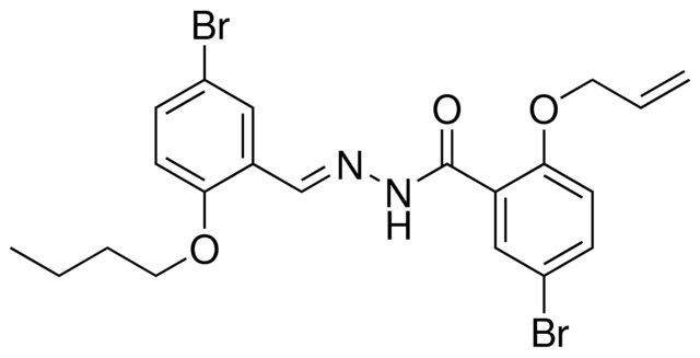 2-(ALLYLOXY)-5-BROMO-N'-(5-BROMO-2-BUTOXYBENZYLIDENE)BENZOHYDRAZIDE