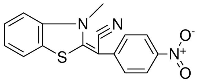 2-(ALPHA-CYANO-4-NITROBENZYLIDENE)-3-METHYLBENZOTHIAZOLINE