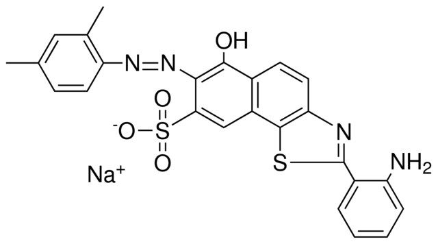 2-(AMINO-PH)-7-(2,4-DI-ME-PH-AZO)-6-HO-NAPHTHO(2,1-D)THIAZOLE-8-SULFONIC ACID,NA