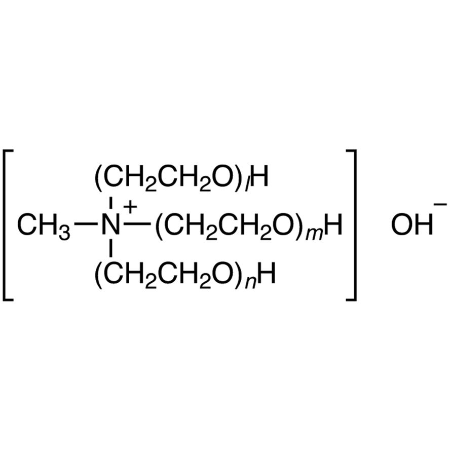 N,N,N-Tris(polyoxyethylene)-N-methylammonium Hydroxide (55-65% in Water) (stabilized with MEHQ)