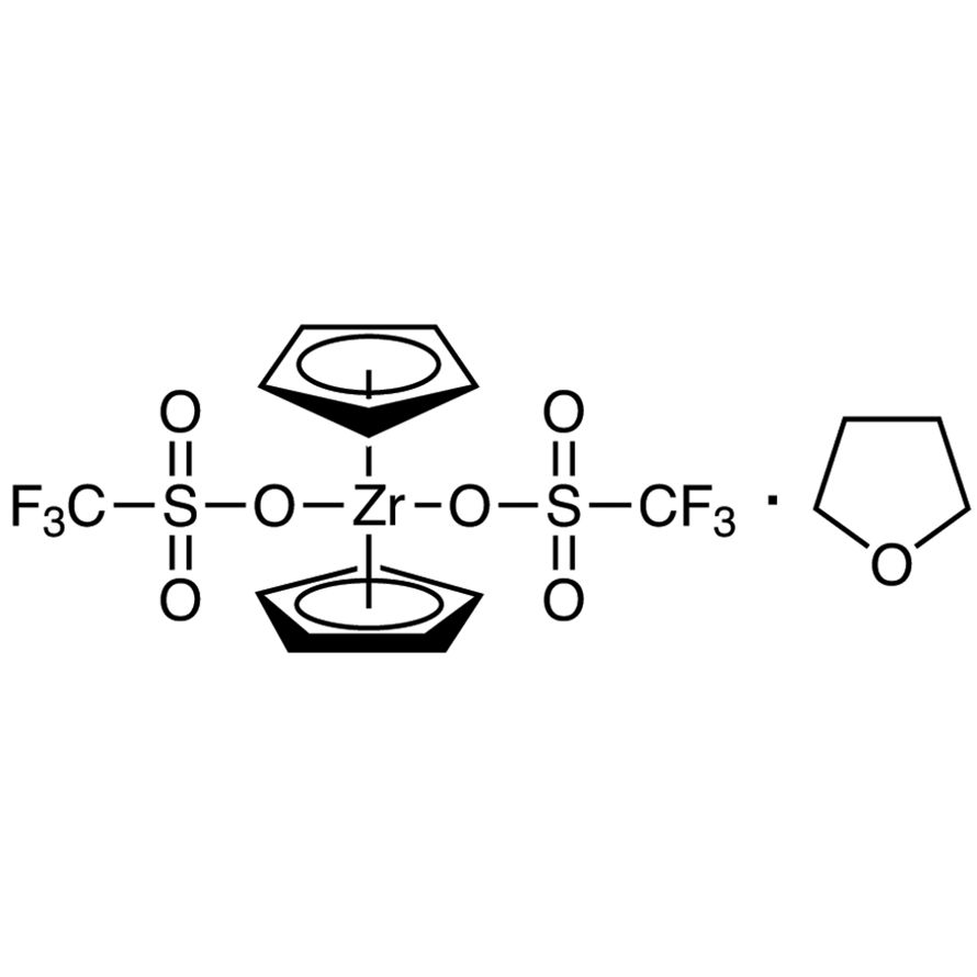 Zirconocene Bis(trifluoromethanesulfonate) Tetrahydrofuran Adduct