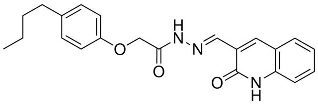 2-(4-BUTYLPHENOXY)-N'-((2-OXO-1,2-DIHYDRO-3-QUINOLINYL)METHYLENE)ACETOHYDRAZIDE