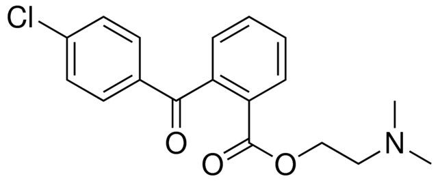 2-(4-CHLORO-BENZOYL)-BENZOIC ACID 2-DIMETHYLAMINO-ETHYL ESTER