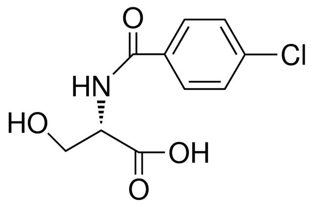 2-(4-CHLORO-BENZOYLAMINO)-3-HYDROXY-PROPIONIC ACID