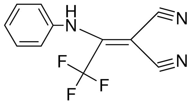 2-(2,2,2-TRIFLUORO-1-PHENYLAMINO-ETHYLIDENE)-MALONONITRILE