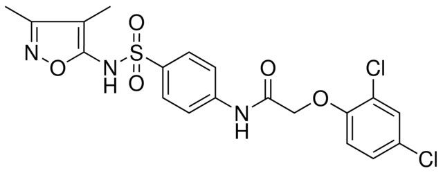 2-(2,4-DICHLORO-PHENOXY)-N-(4-(3,4-DIMETHYL-ISOXAZOL-5-YLSULFAMOYL)-PH)ACETAMIDE