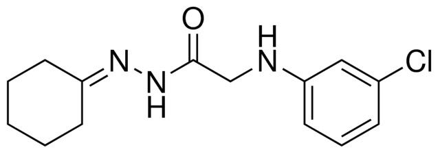 2-(3-CHLOROANILINO)-N'-CYCLOHEXYLIDENEACETOHYDRAZIDE