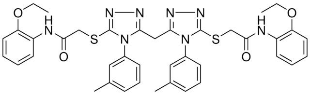 2-{[5-{[5-{[2-(2-ETHOXYANILINO)-2-OXOETHYL]SULFANYL}-4-(3-METHYLPHENYL)-4H-1,2,4-TRIAZOL-3-YL]METHYL}-4-(3-METHYLPHENYL)-4H-1,2,4-TRIAZOL-3-YL]SULFANYL}-N-(2-ETHOXYPHENYL)ACETAMIDE