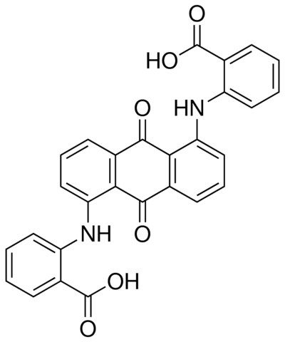 2-{[5-(2-carboxyanilino)-9,10-dioxo-9,10-dihydro-1-anthracenyl]amino}benzoic acid