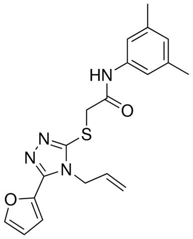 2-{[4-ALLYL-5-(2-FURYL)-4H-1,2,4-TRIAZOL-3-YL]SULFANYL}-N-(3,5-DIMETHYLPHENYL)ACETAMIDE