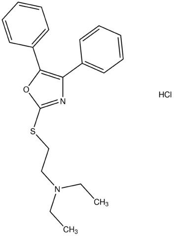 2-[(4,5-diphenyl-1,3-oxazol-2-yl)sulfanyl]-N,N-diethylethanamine hydrochloride