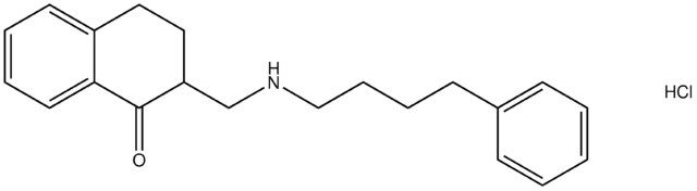 2-{[(4-phenylbutyl)amino]methyl}-3,4-dihydro-1(2H)-naphthalenone hydrochloride